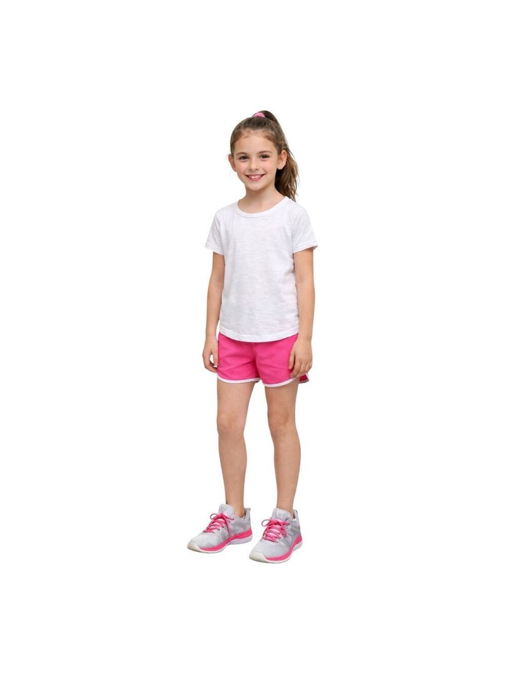Nike Jordan Youth 2Y Gray Pink Jumpman Sneakers Athletic Shoes